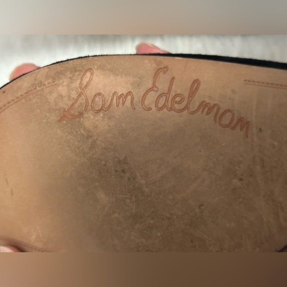 Sam Edelman Black and Gold Stiletto Heels 🖤💛 - Picture 9 of 9